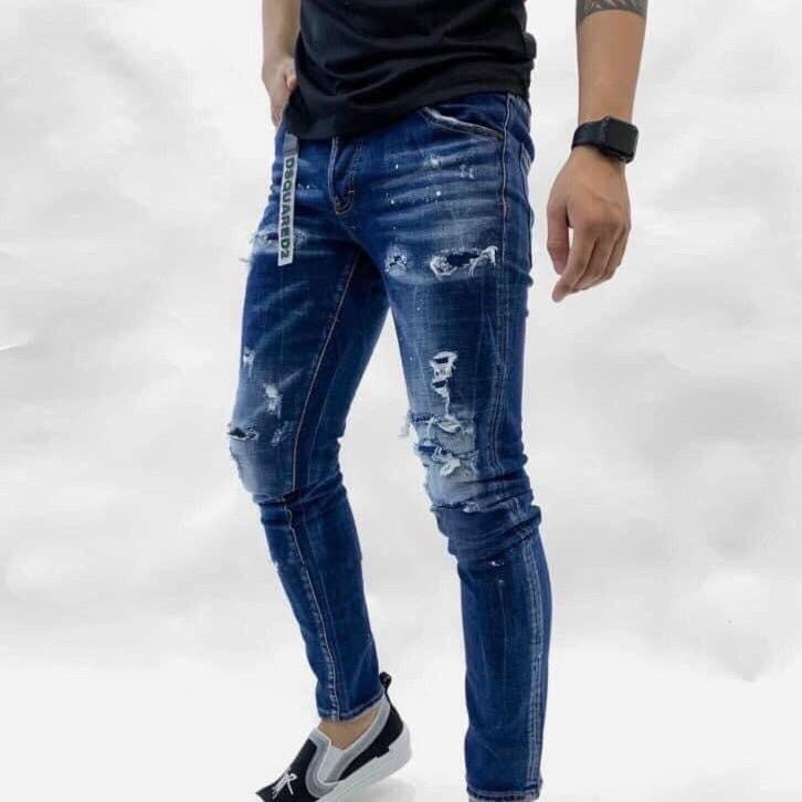 Quần jean nam rách gối thời trang MuradFashion quần jean nam mẫu MS6103
