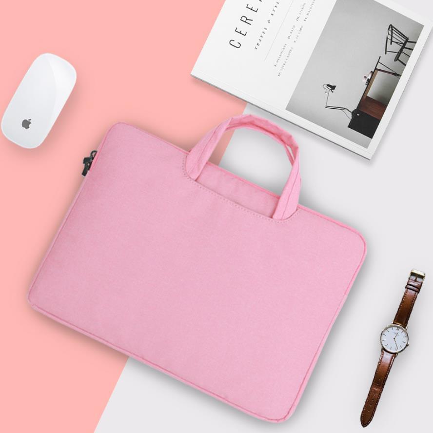 Đơn Giản Vải Oxford Chống Thấm Nước Di Động Túi Đựng Laptop 11 12 13 15 Inch MacBook Air Pro 2018 2019 Chú phụ Kiện Máy Tính