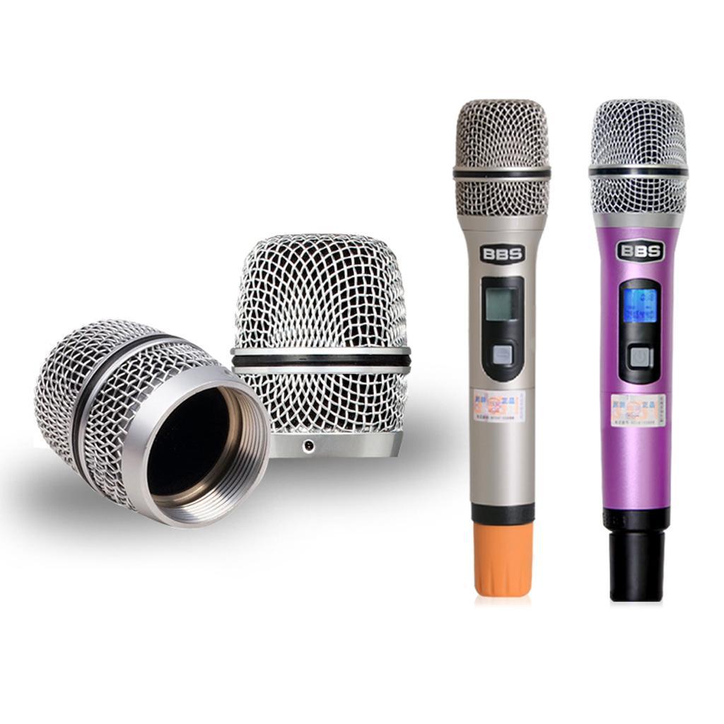 Steel Microphone Grill Head Windscreen Head Cover Grille for Mic Parts