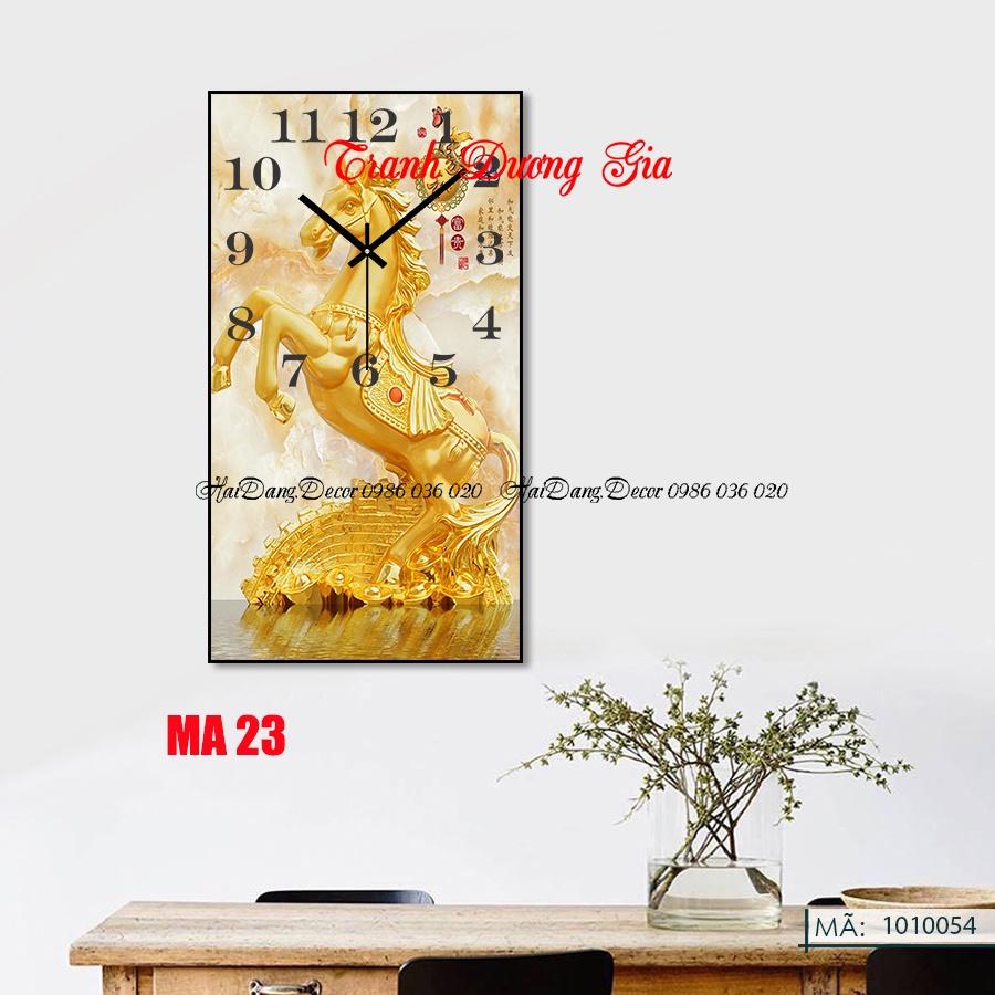 Tranh đồng hồ treo tường tráng gương 3D {mẫu hót} tặng pin và đinh treo ko cần khoan, size 40x80cm