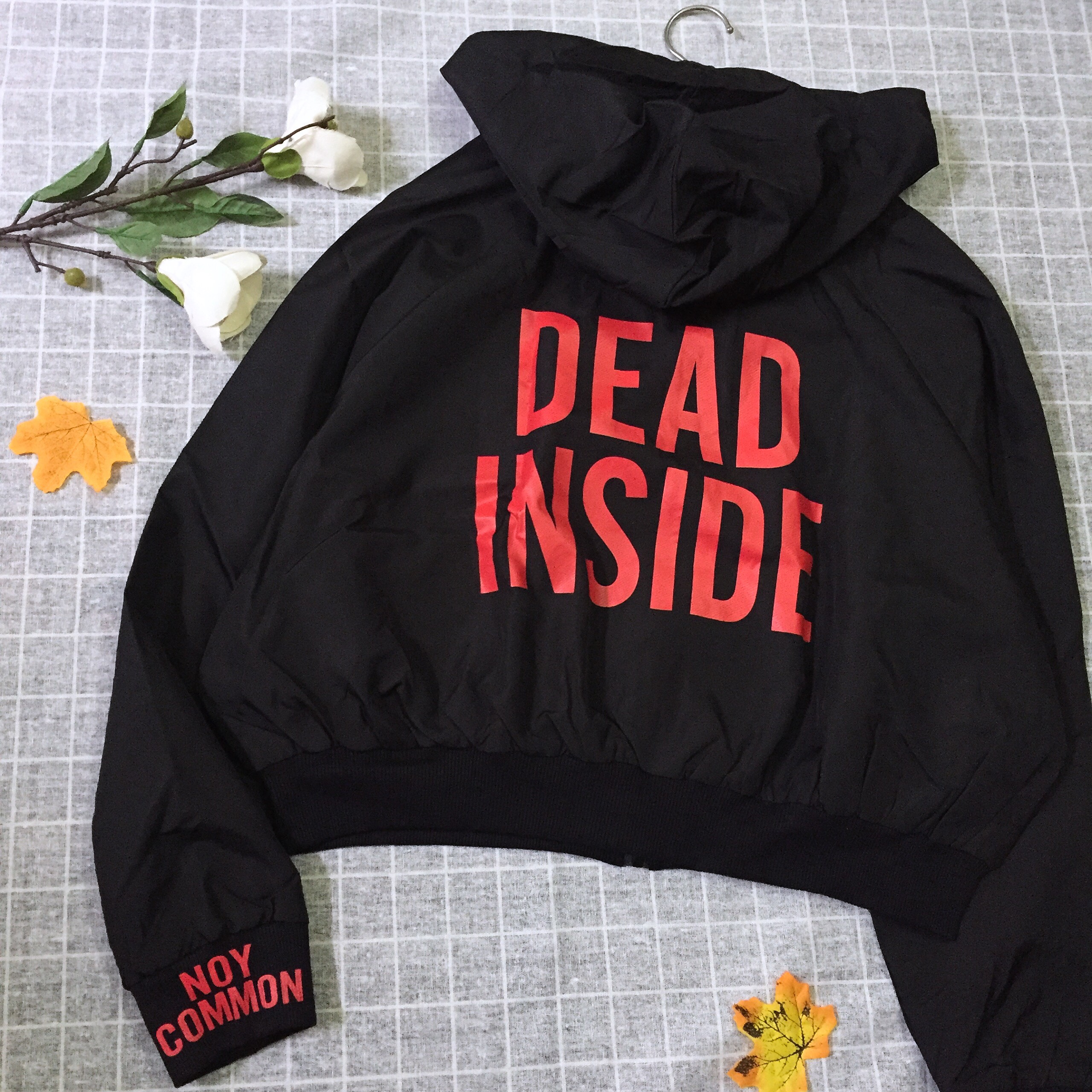 Áo Khoác Dù Cao Cấp 2 Lớp In Chữ DeadInside noycommon