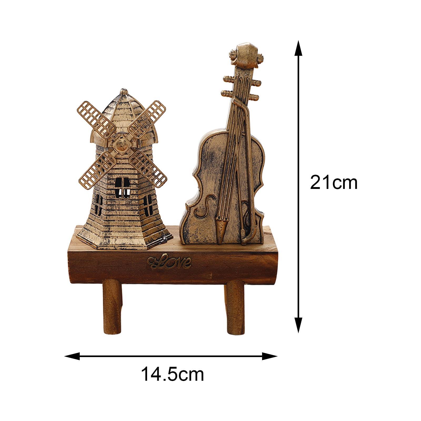 Miniature Table Decor Craft Party Home Windmill Windmill