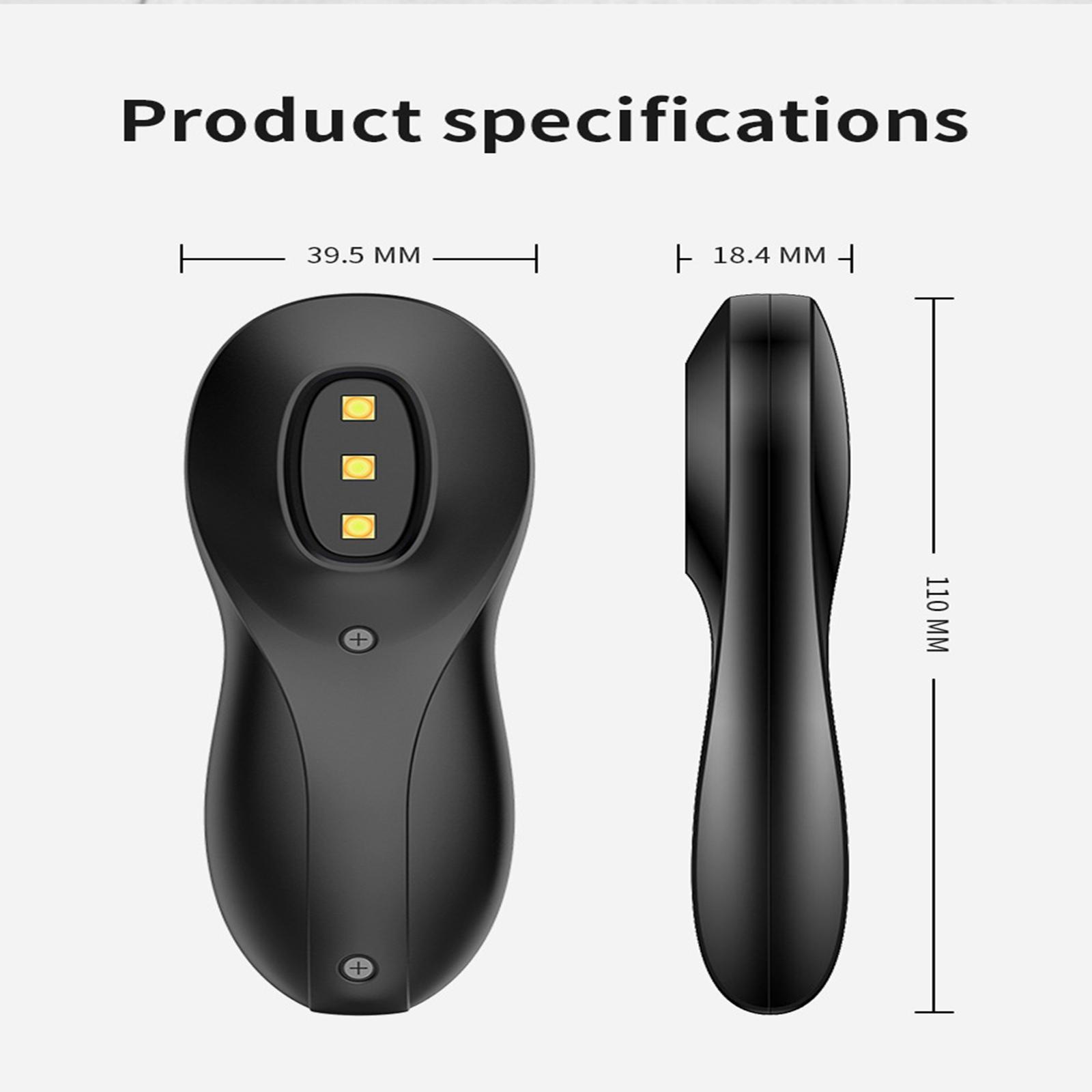 Hand-Held UV Light Sanitizer with 3 LED for Car Travel Office