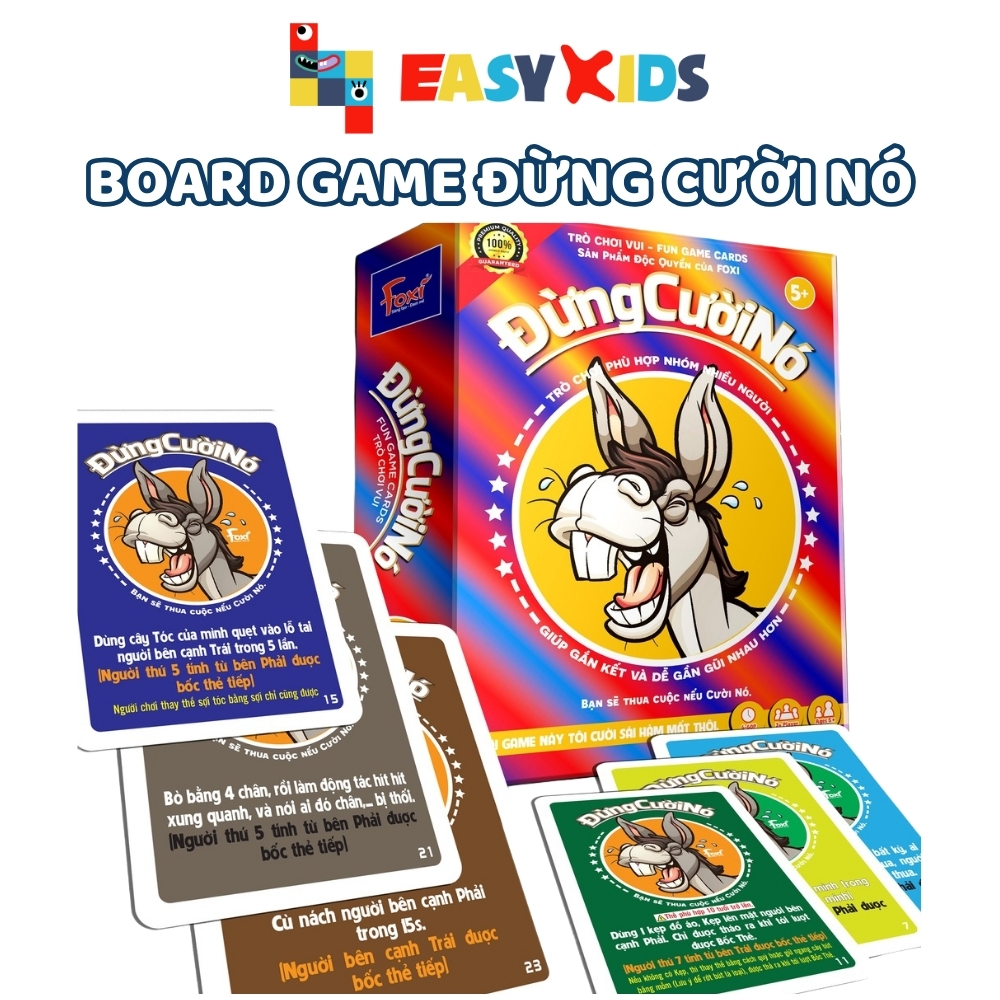 Đồ Chơi Board Game - Đừng Cười Nó - Trò Chơi Hay Hài Hước Đấu Trí Đội Nhóm Kết Nối Thành Viên