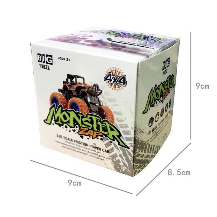 Xe Địa Hình Monster Zap Giảm Xóc, Xoay 360 Nhào Lộn Và Chạy Đà Cực Mạnh