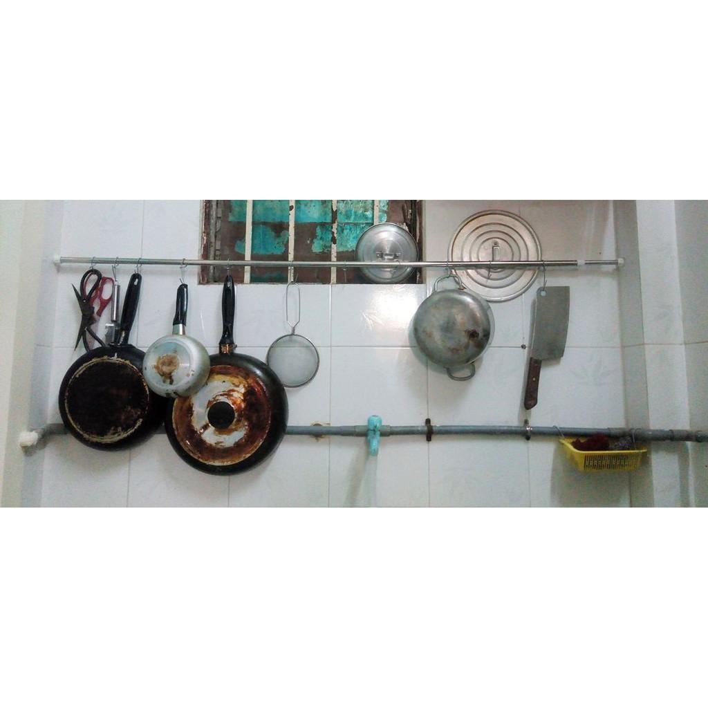 Size N4 - Cây treo rèm Không Cần khoan tường, Thanh treo thông minh Nissin