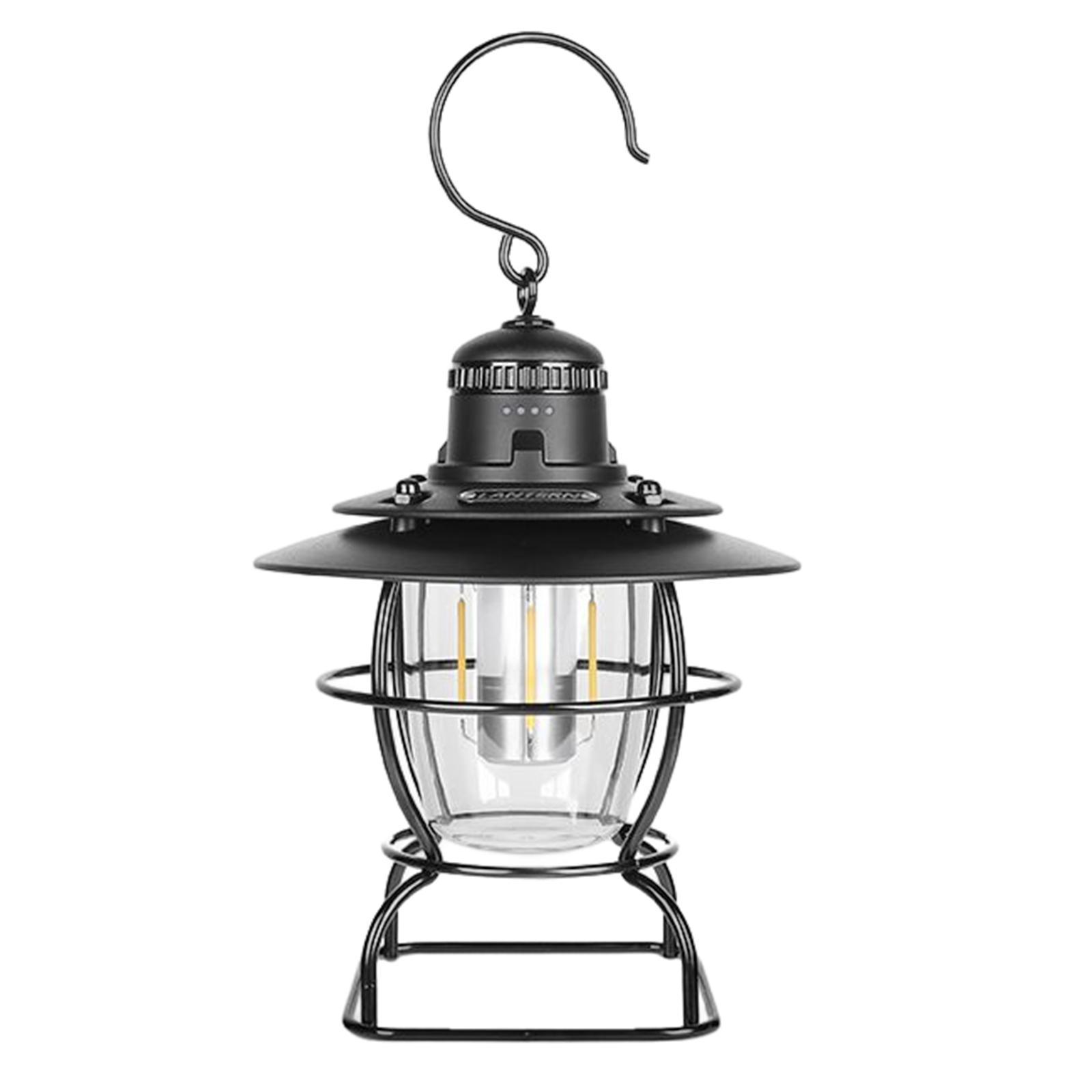 Portable Camping Lantern Light Lamp Rechargeable Hiking