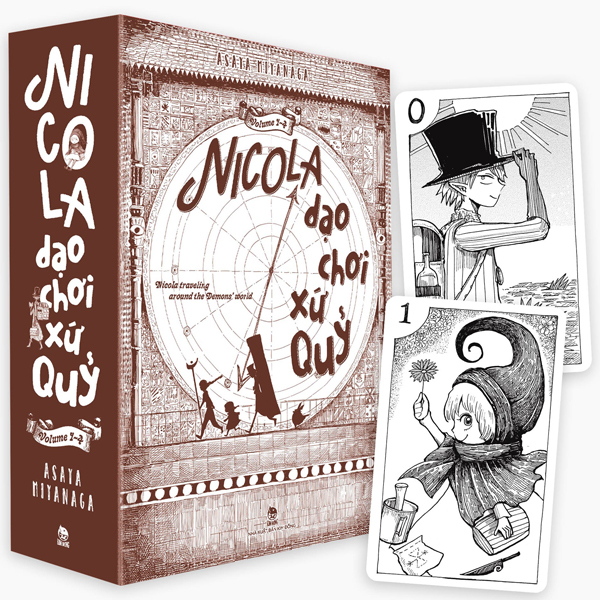 Boxset Nicola Dạo Chơi Xứ Quỷ (Bộ 4 Tập) - Tặng Kèm 2 Thẻ Nhân Vật