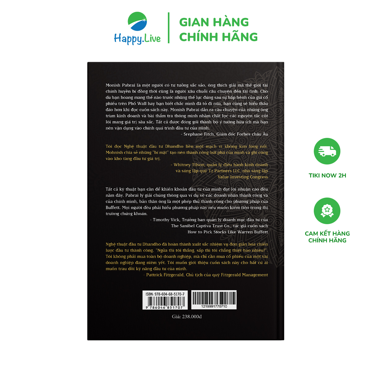 Nghệ Thuật đầu tư Dhandho - The Dhandho Investor