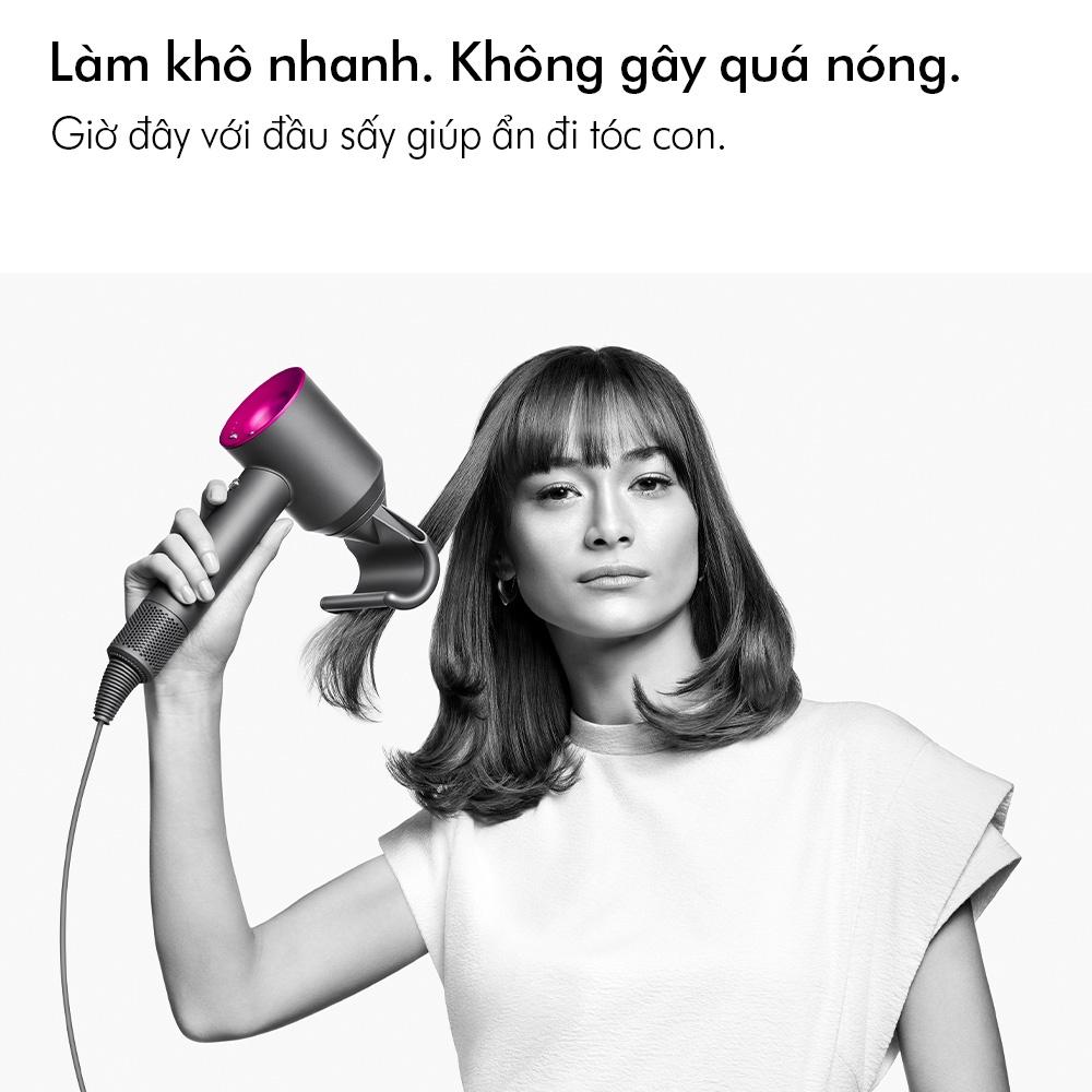 Máy Sấy Tóc Dyson Supersonic HD08, Hair Dryer HD08 (Nickel/Copper), Nhiều Đầu Giúp Tóc Xoăn Nhẹ, Bồng Bềnh, Nhập Hàn