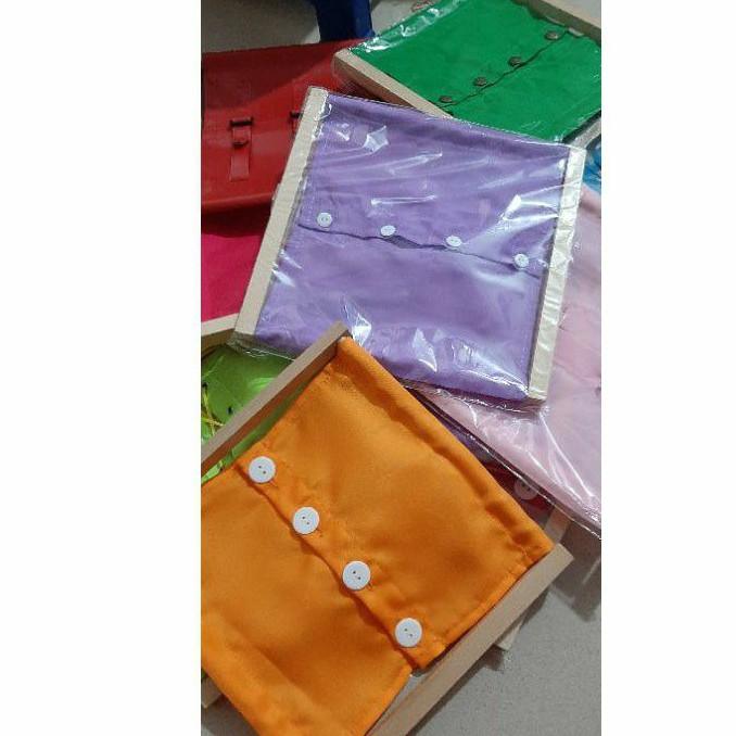 Giáo cụ Montessori khung cài cúc nhiều mẫu thực hành cuộc sống