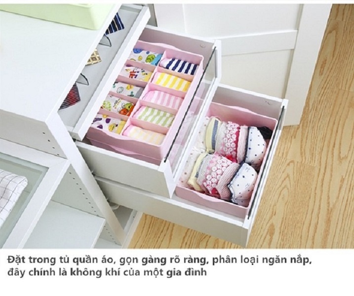 Bộ 2 khay áo ngực + đồ lót 15 ngăn