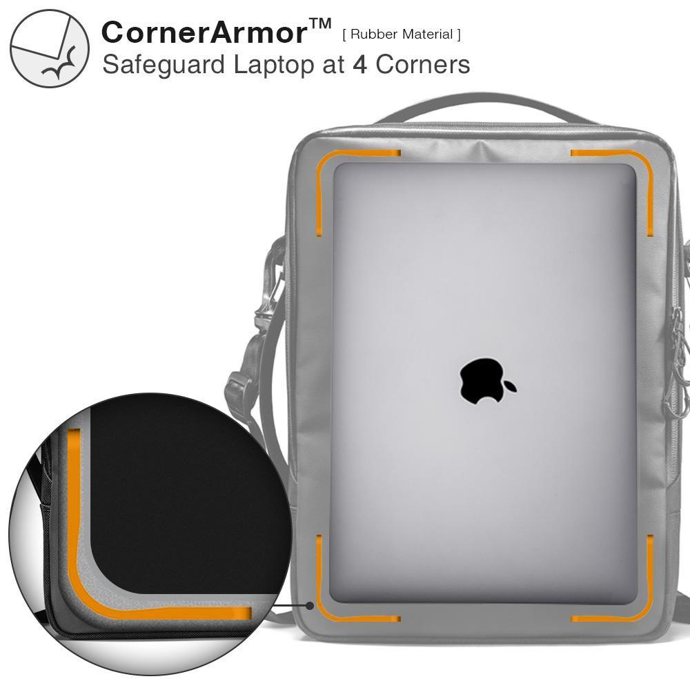 Túi xách chống sốc Tomtoc Urban Shoulder Bags cho Macbook / Ultrabook / Surface 13/15 inch - H14 - Hàng Chính Hãng