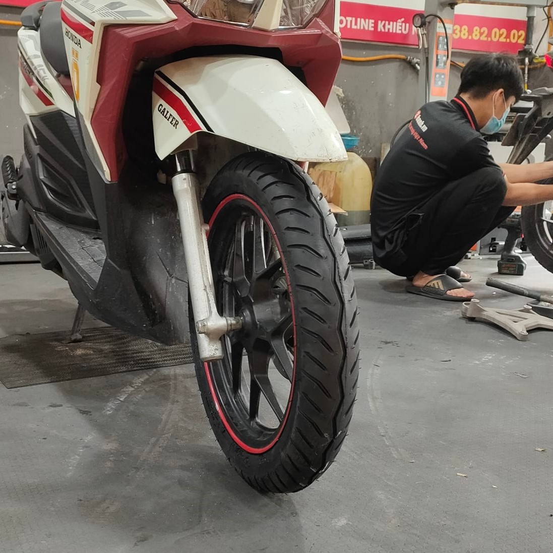 Vỏ Xe Máy Dunlop D115 80/90-14