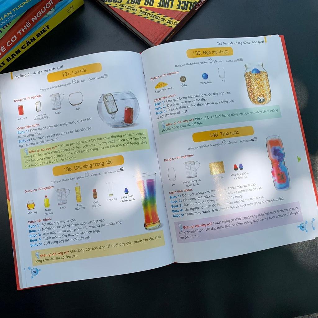 Combo 365 Bí Ẩn Chưa Được Lí Giải + 365 Thí Nghiệm Khoa Học Dành Cho Trẻ Em