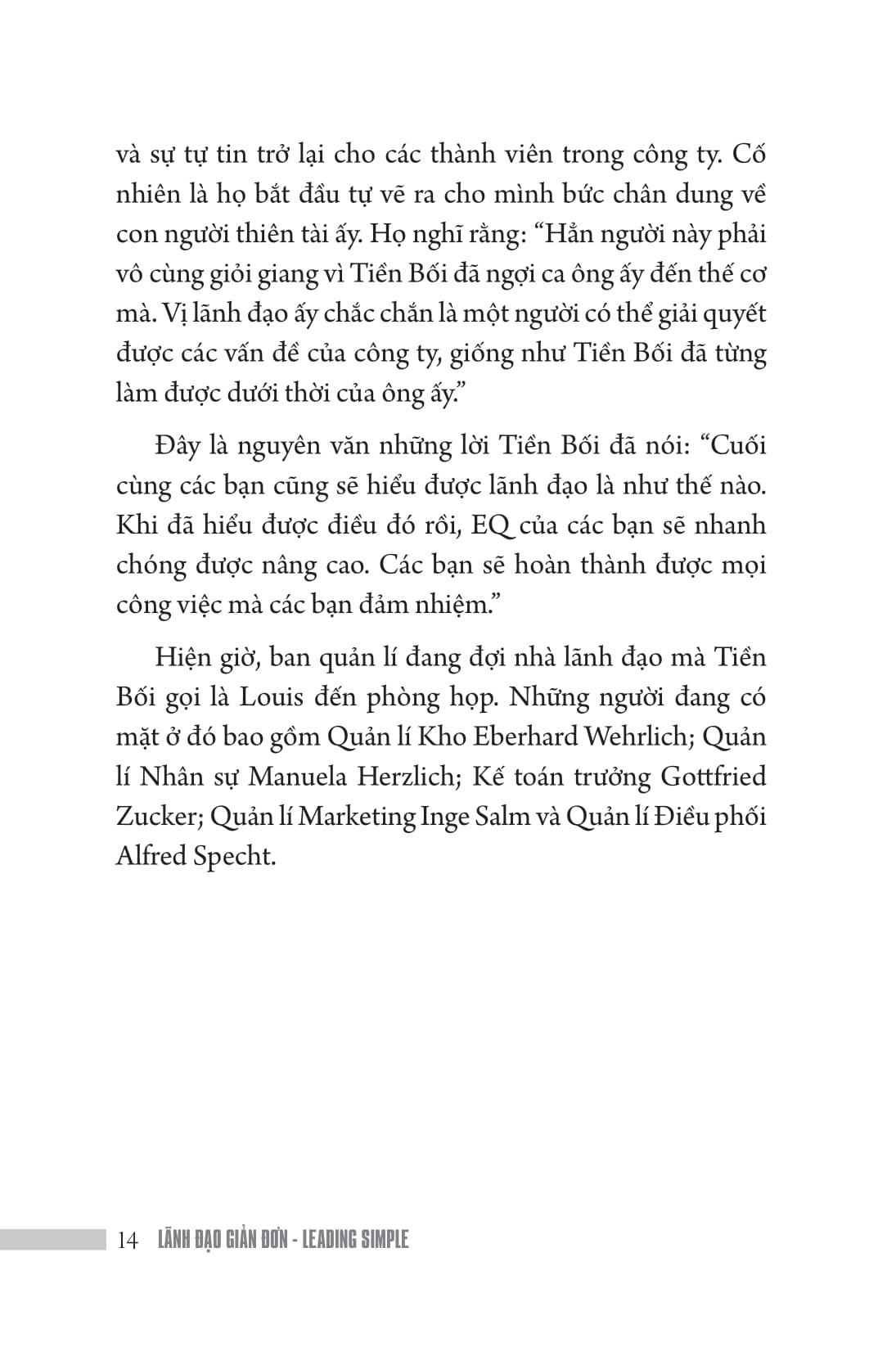 Lãnh Đạo Giản Đơn - Leading Simple