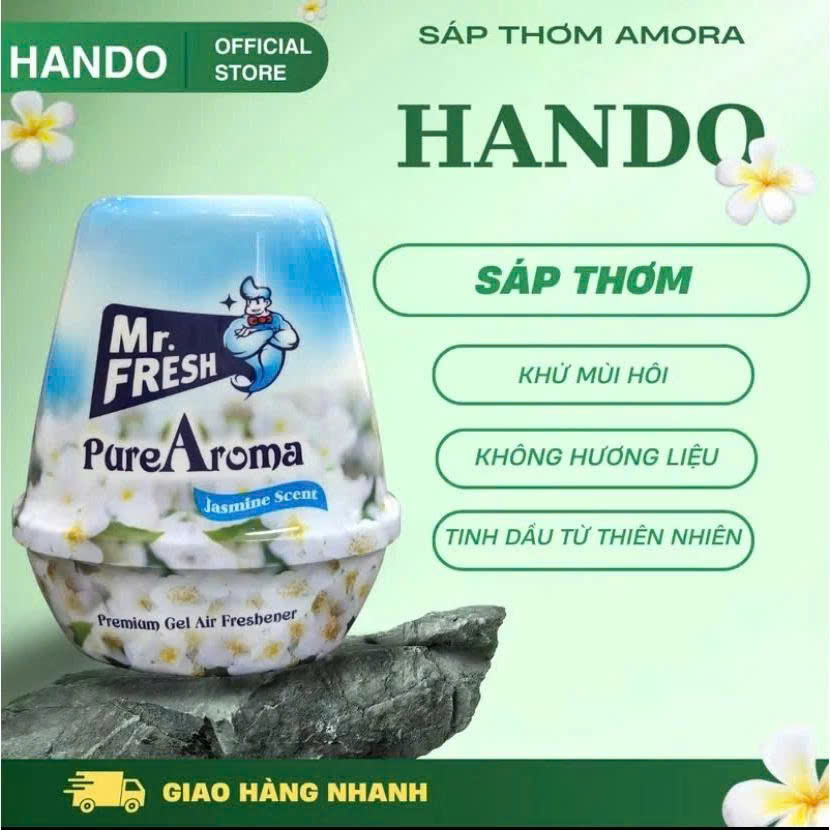 Sáp thơm phòng sáp thơm ô tô khử mùi PureAroma Korea 220g Hương thơm mới