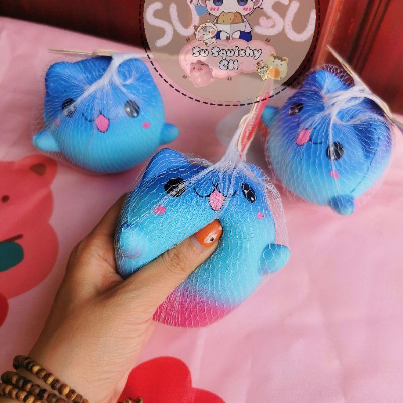 Đồ chơi Squishy bóp mềm Mèo Galaxy giảm stress