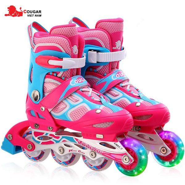 Giày trượt patin Cougar 835LSG có đèn 5 màu - Bao giá toàn thị trường