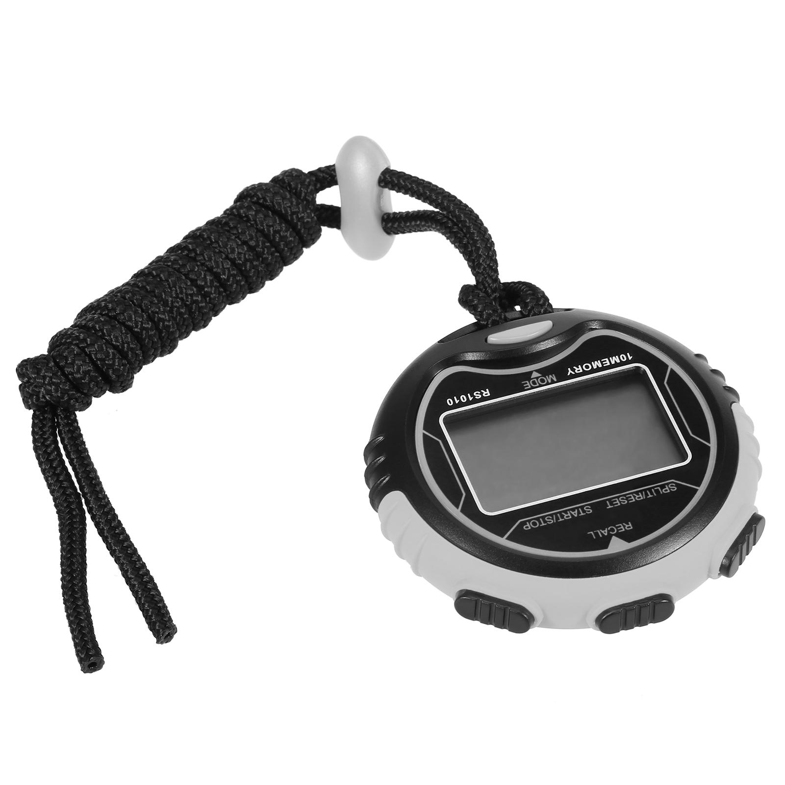 Đồng hồ bấm giờ kỹ thuật số chuyên nghiệp, không thấm nước Digital với dây đeo cho tập luyện thể thao