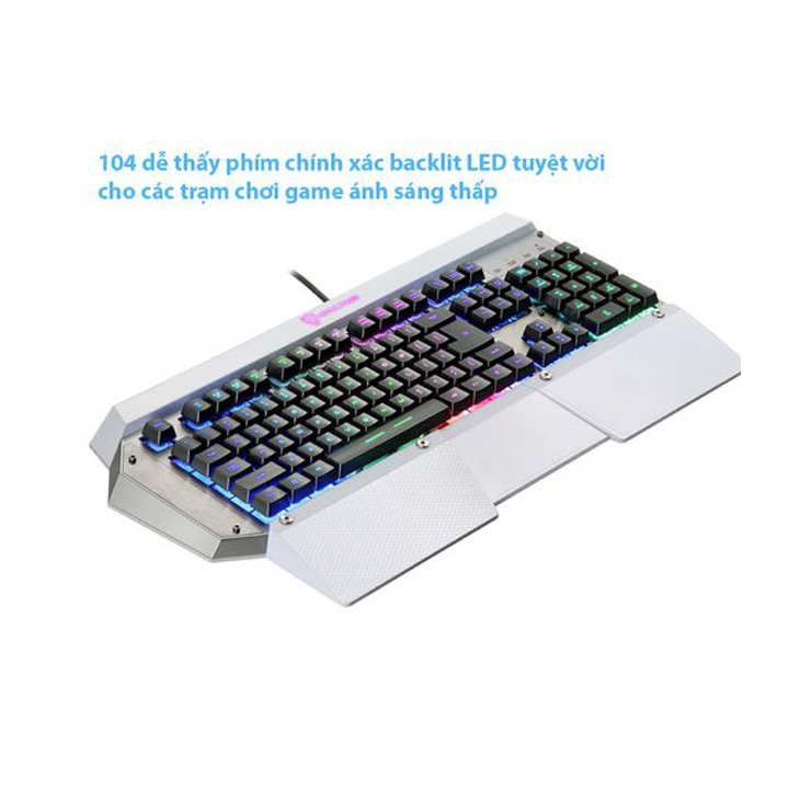 Bàn phím game thủ Motospeed K800L (K808) LED Gaming Keyboard - Hàng nhập khẩu