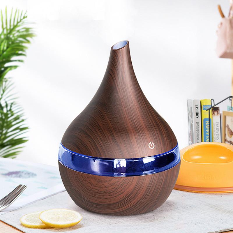 300ml USB Siêu Âm Thanh Máy Tạo Độ Ẩm Không Khí Điện Không Khuếch Tán Tinh Dầu Thông Thơm Mát Phun Sương Tạo Cho Gia Đình