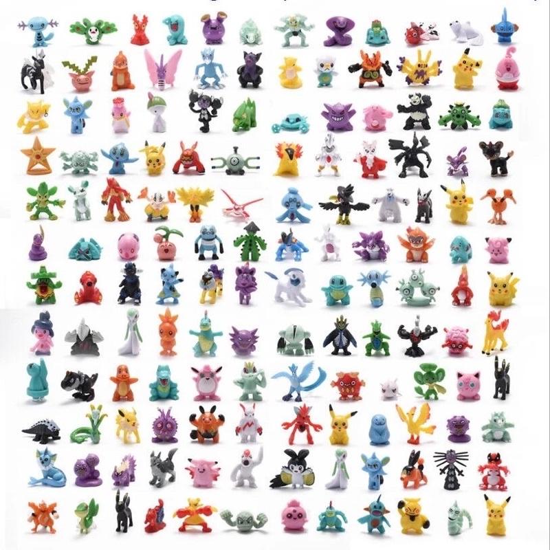 Mô Hình Pokemon, Pikachu, Làm Bộ Sưu Tập Nhân Vật Yêu Thích, Decor Trang Trí, Quà Tặng Cho Bé - Thú 2-4cm Ngẫu Nhiên