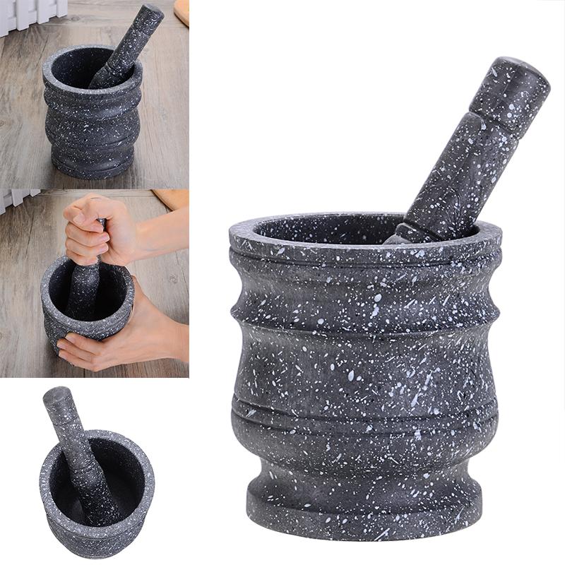 Chày Cối Đựng Gia Vị Máy Bào Bếp Nhà Máy Công Cụ Nhựa Bát Dai Loại Thực Phẩm Tiêu Gừng Thảo Dược Tỏi Xay Gia Vị Dụng Cụ