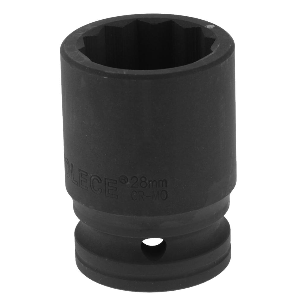 3/4" Square Drive 12 Point Deep Impact Socket 28mm