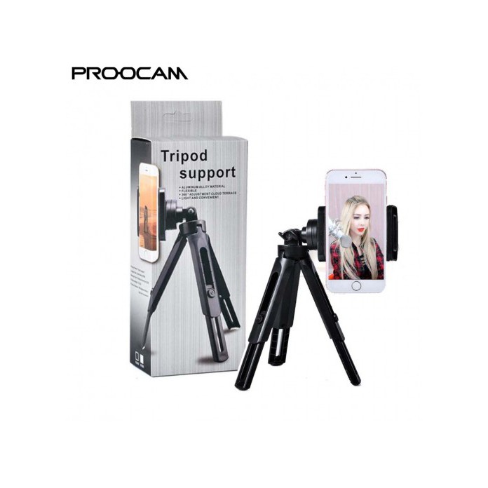 Chân Kẹp Điện Thoại Tripod Mini 3 chân MT01 (Kèm Đầu Kẹp), Kẹp Điện Thoại Bạch Tuộc 3 Chân