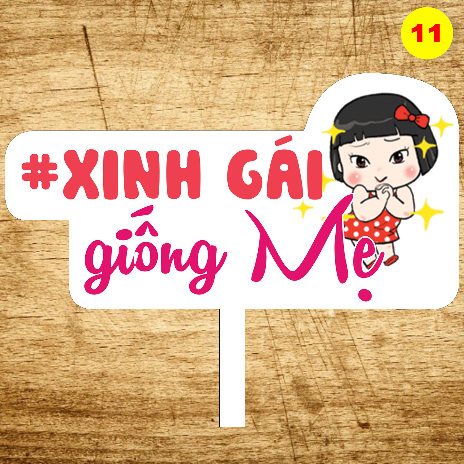 Bảng hashtag sinh nhật MS 11