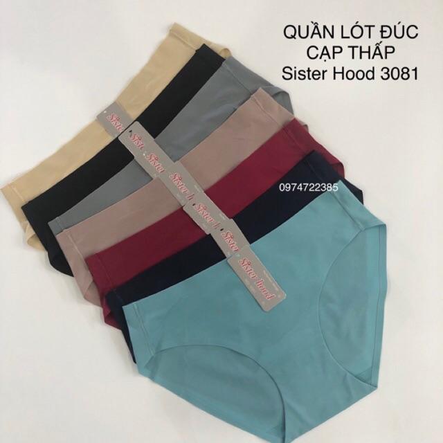 Quần lót nữ su đúc Thái Lan 3081 cạp thấp không đường may
