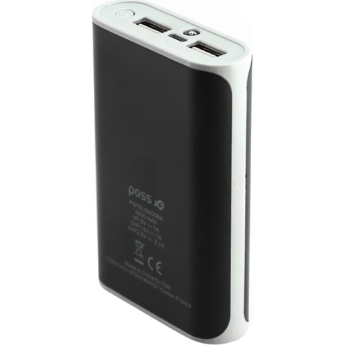 Pin sạc dự phòng Poss 6600mAh PSPBLI6600BK - Hàng chính hãng