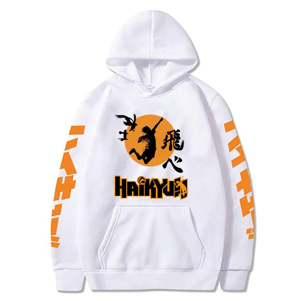 Áo Haikyuu Bóng chuyền trẻ em Ngày hoạt hình Anime Mũ trùm đầu cực hot