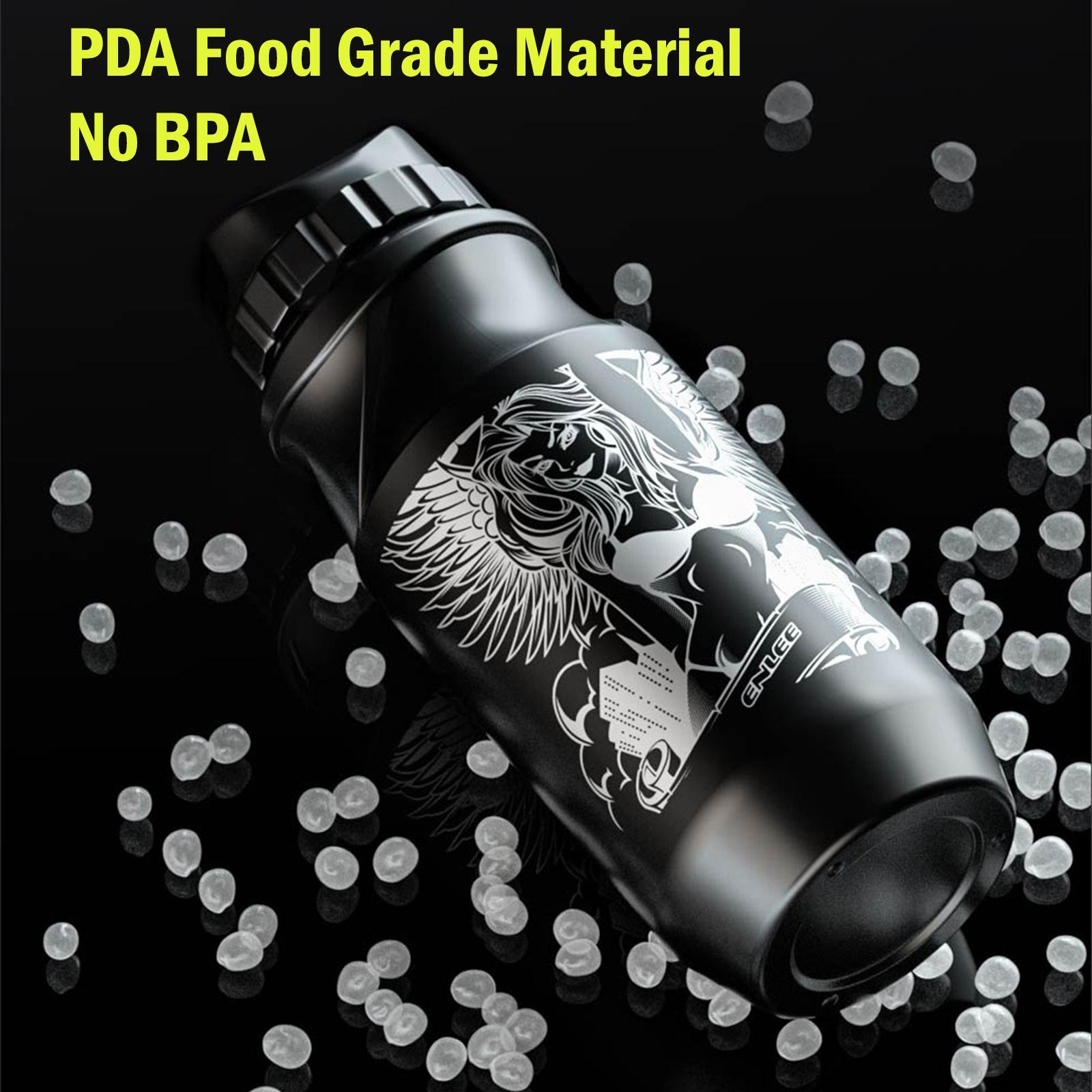 650ml Bicycle Cycling Water Bottle Leakproof PP Body Dustproof Drink Bottle Drink Cup with Lid for Exercise Gym Camping Outdoor Bike