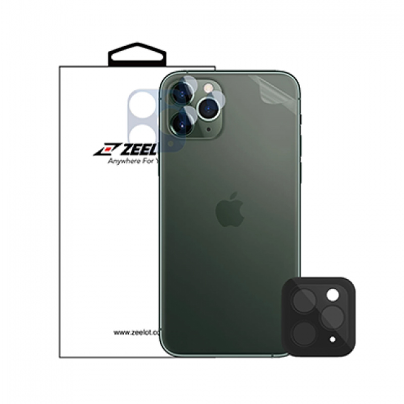 Dán Cường Lực Bảo Vệ Camera iPhone 11/ 11 Pro/ 11 Pro Max Zeelot Clear - Hàng Nhập Khẩu 
