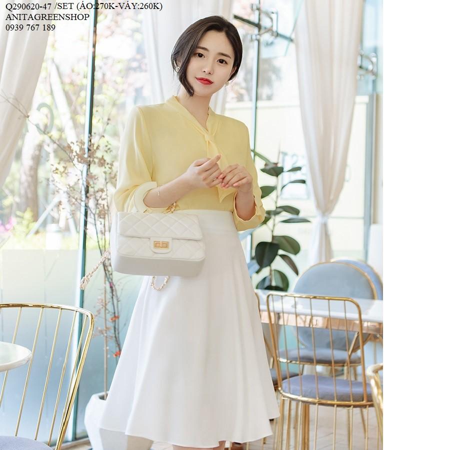 Q290620 SET ÁO VÀ CHÂN VÁY CÔNG SỞ