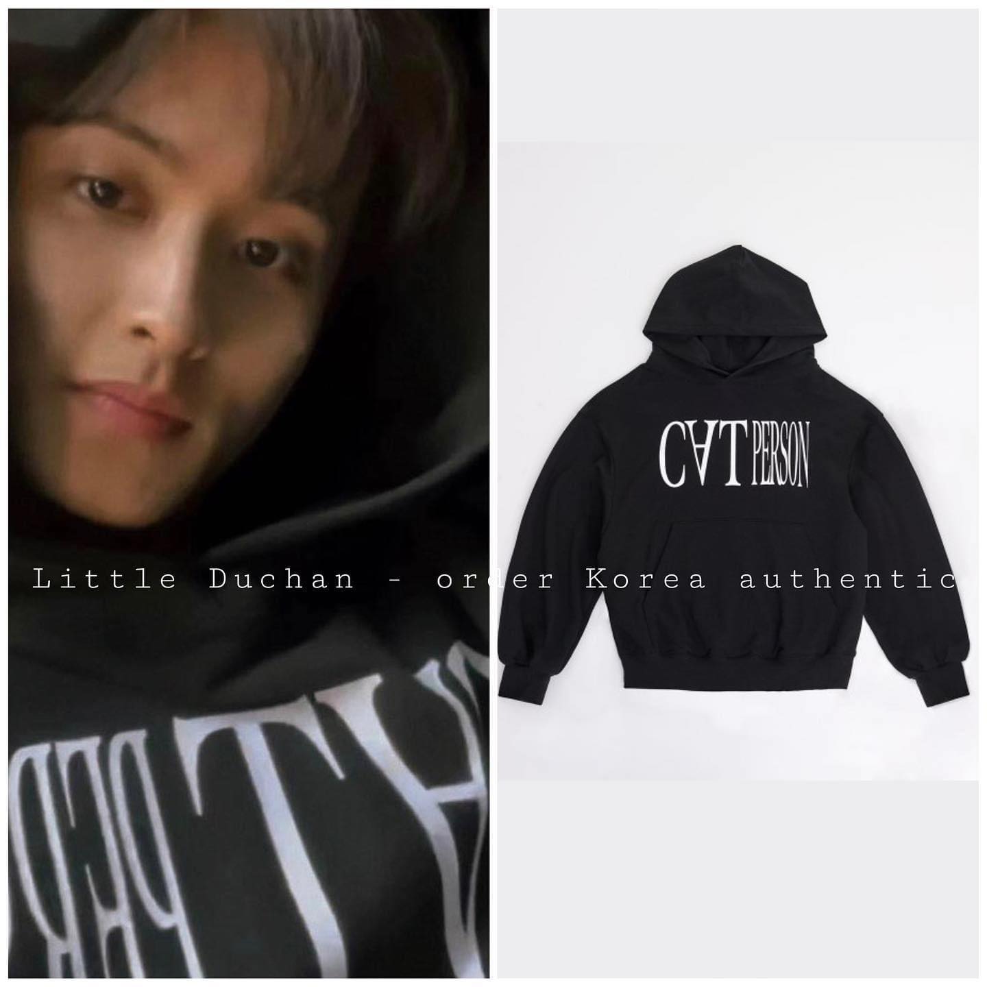 Áo hoodie Cat Person giống NCT Jeamin Kpop cheap moment chất nỉ cryaotic10