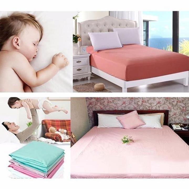 Ga giường chống thấm cho các gia đình có em bé - TRƠN - 180*200 - GDHN Loại Tốt