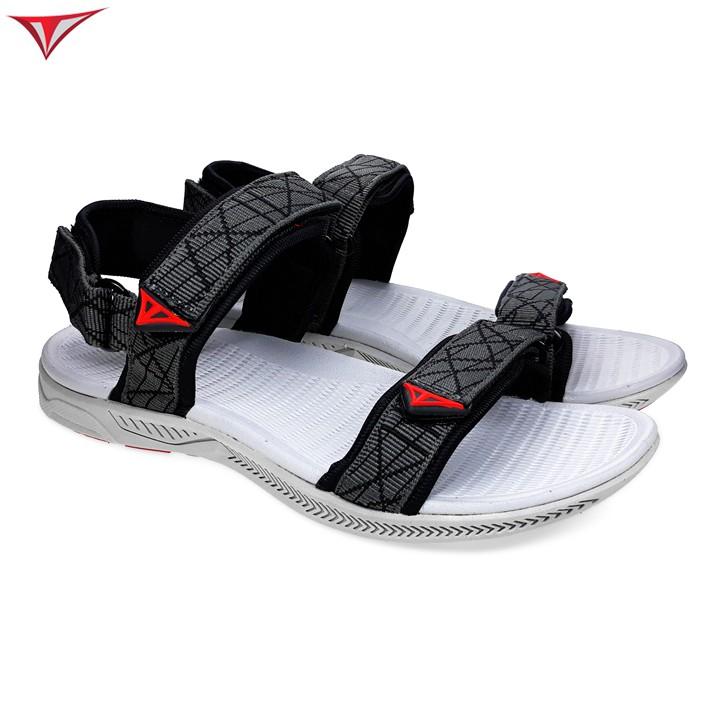 Giày Sandal Nam Việt Thủy Quai Ngang Xám - VT03