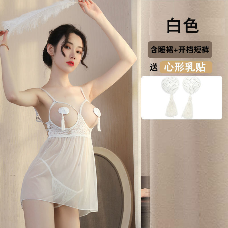 Váy ngủ ren cao cấp hở ngực siêu nóng bỏng