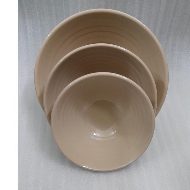 Tô xoắn đựng bún,phở, chè nhựa Melamine màu Nâu nhiều Size