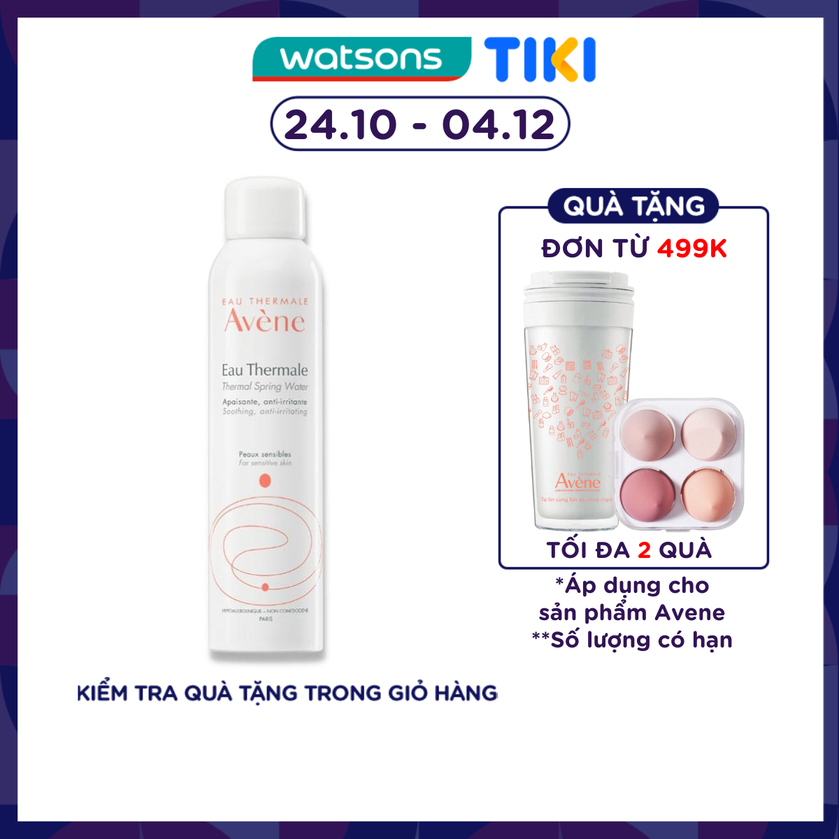 Nước Khoáng Avene Eau Thermale Avene 300ml