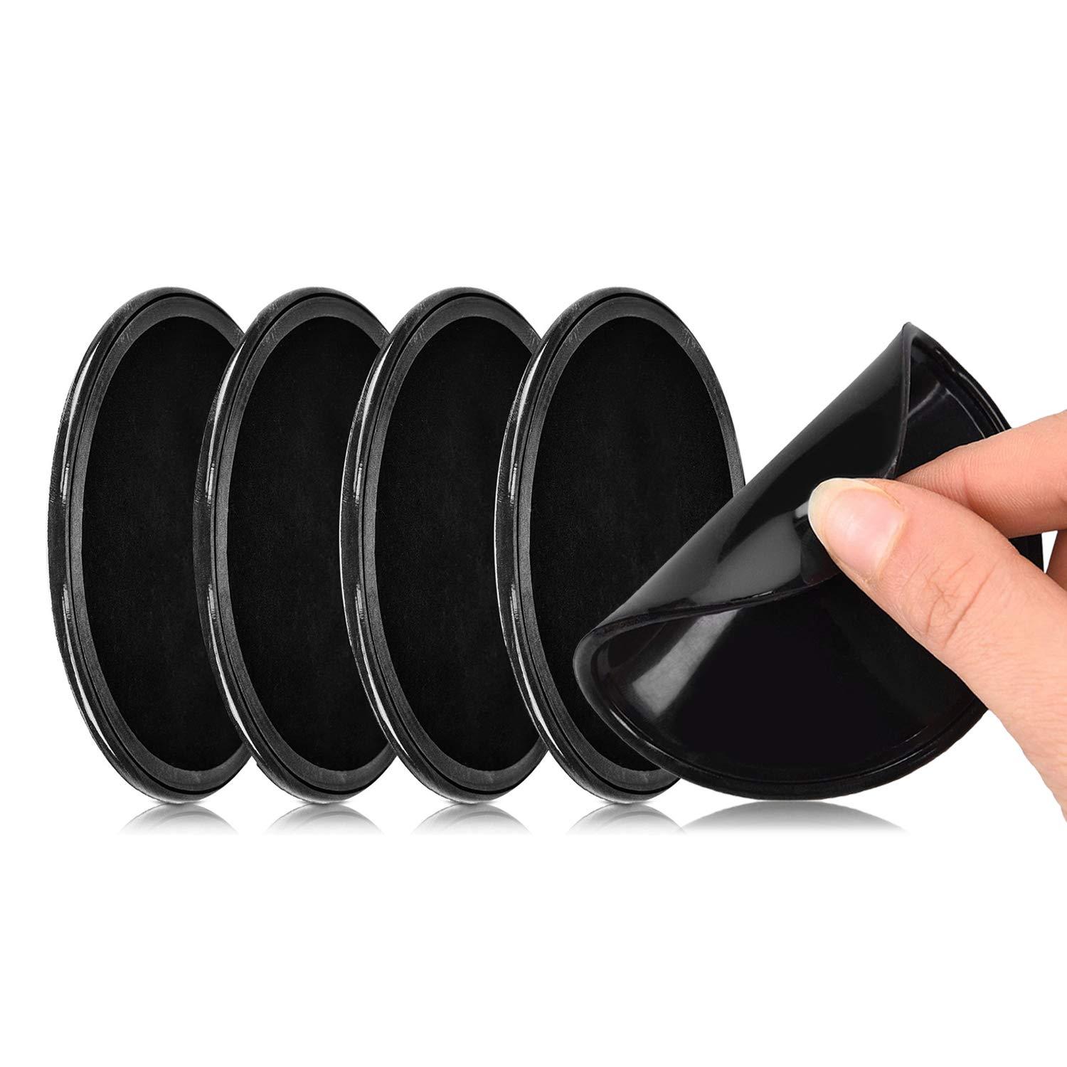 10 phần Nano Magic Tampons Gel, Thảm không có thể sử dụng lại Silicone để hỗ trợ điện thoại xe hơi và GPS, nhà, văn phòng, không có dấu vết