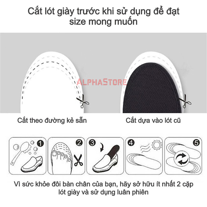 Cặp Lót Giày Độn Đế Tăng Chiều Cao Nam Nữ Xốp Siêu Nhẹ EVA Tăng 1.5cm 2.5cm 3.5cm - Độn Lót Giầy Nâng Chiều Cao Siêu Đàn Hồi