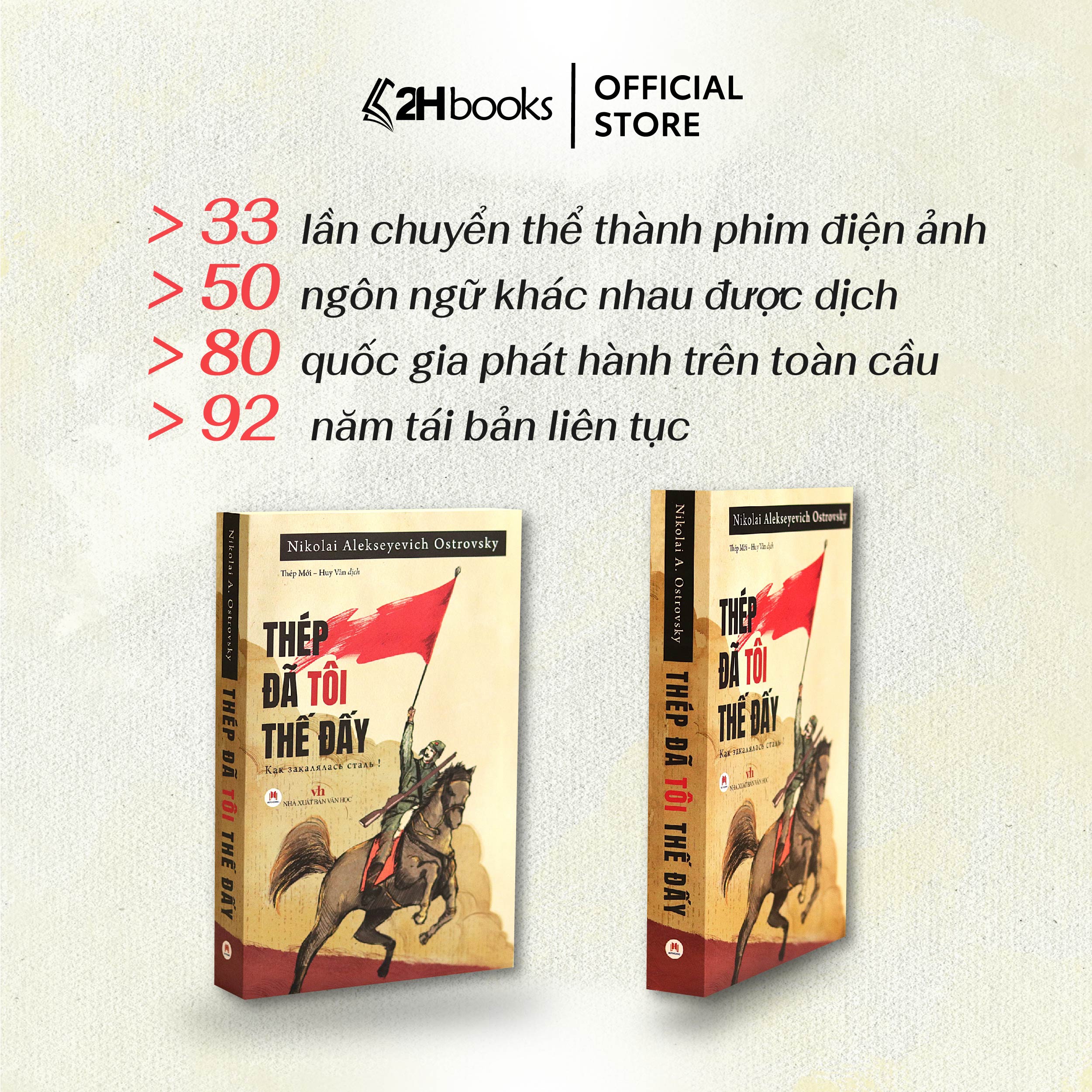 Sách - Thép Đã Tôi Thế Đấy, Phiên Bản Đặc Biệt Tặng Kèm Bookmark (Tái Bản 2023)- Tác Phẩm Kinh Điển- 2HBooks