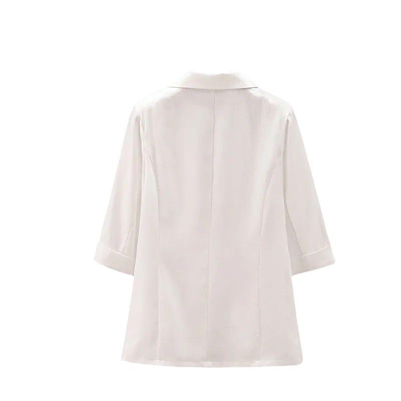 Blazer tay lỡ, 2 túi chất Linen mịn, không bai nhão, không xù, Linen blazer-sản phẩm cao cấp Đũi Việt Ak05