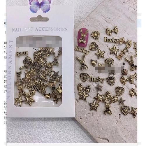 set charm trang trí nail mã mới