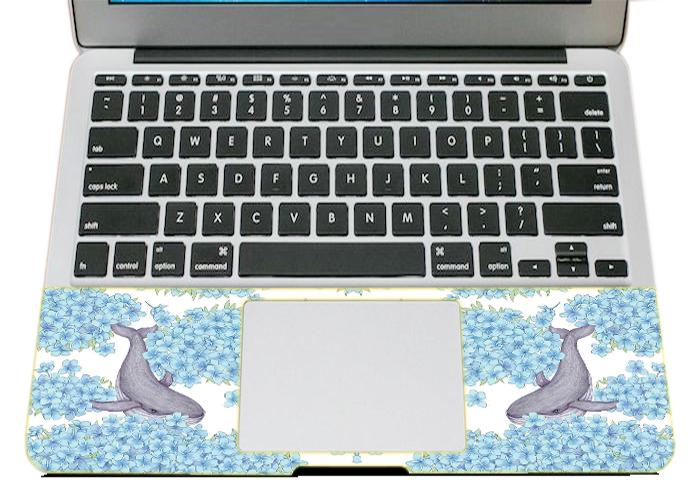 Miếng Dán Skin Trang Trí Mặt Ngoài + Lót Tay Laptop Nghệ Thuật LTNT - 1075