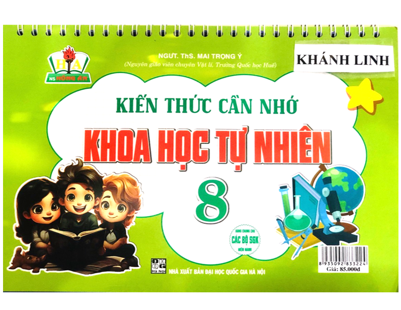 Sách - kiến thức cần nhớ khoa học tự nhiên 8 (dùng chung cho các bộ sgk hiện hành)